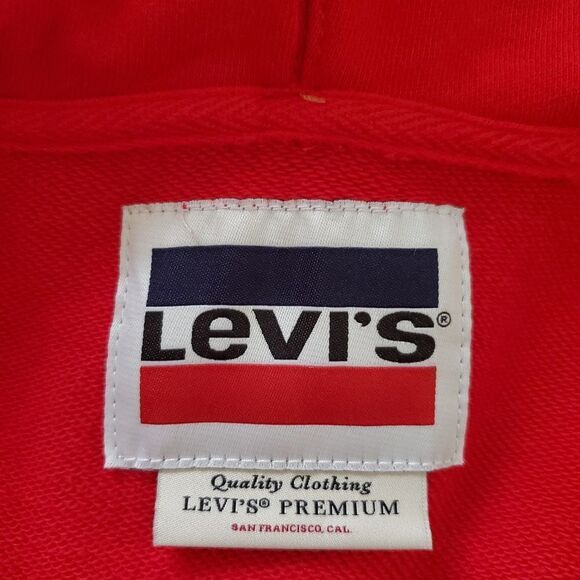 Levi's Ex-Boyfriend Hybrid Hooded Trucker Jacket sz Med - Picture 12 of 15